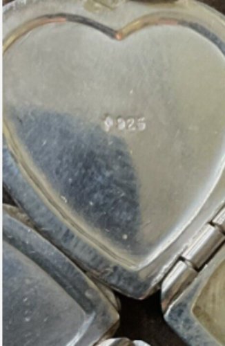 Sterling 4-leaf Clover Heart Locket Pendant Necklace