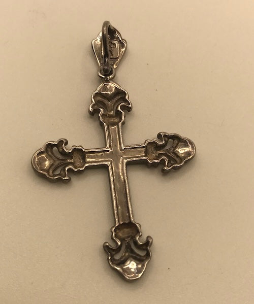 Sterling Marcasite Cross pendant