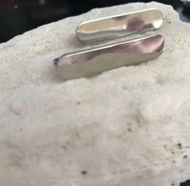 Pair of Raimond Vintage 1950's Sterling Silver Collar Pins