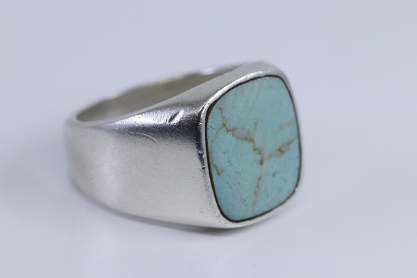 Vintage 925 Sterling Silver Turquoise Ring - Size 6