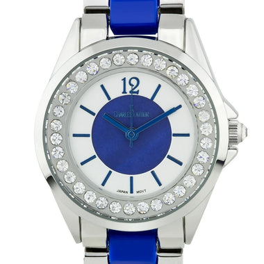 Charles Latour Pearlized Dial Core with Crystal Bezel Ladies Watch