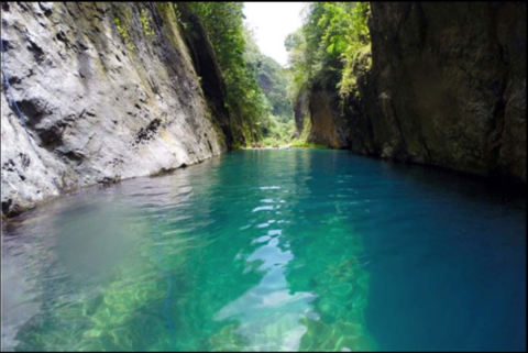 Vintage Caribbean Larimar Gemstone Ring Size 6.5