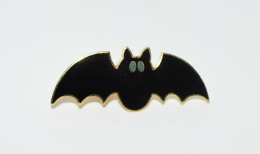 Batman Vintage Hallmark Gold Finish Bat Tie Clip