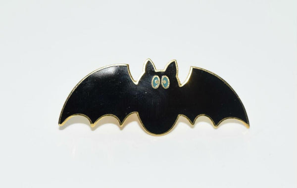 Batman Vintage Hallmark Gold Finish Bat Tie Clip