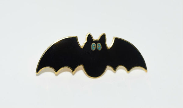 Batman Vintage Hallmark Gold Finish Bat Tie Clip