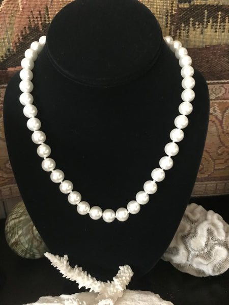 Hand Knotted 8mm Pearl Necklace Strands
