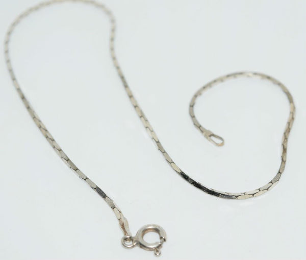 Italian Sterling Silver Chain Link Bracelet 10"