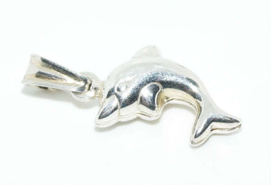 Italian Sterling Silver Dolphin Pendant
