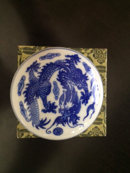 Chinese Large Dragon Ceramic Paint Pot