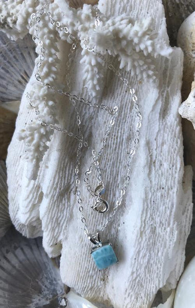 Larimar Pendant Necklace