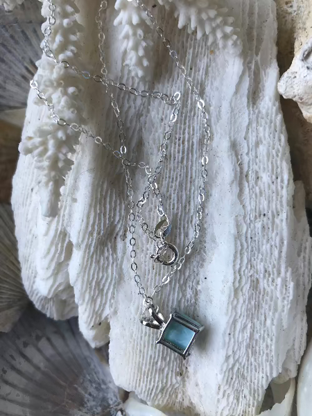 Larimar Pendant Necklace