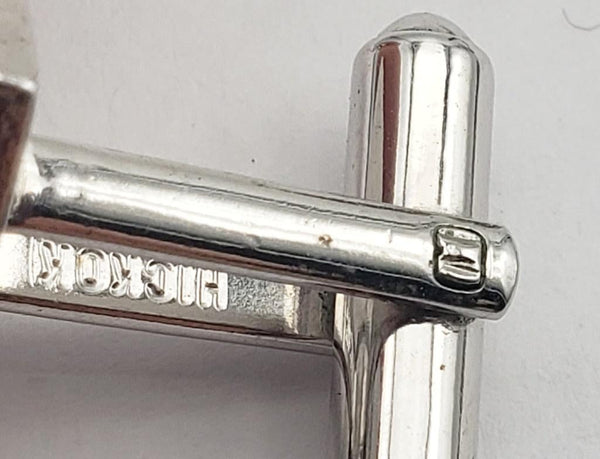 Men's Pair of HICKOK Triangular Vintage Cufflinks