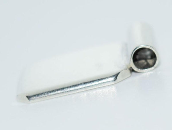 Mexico Sterling Silver Square Slide Pendant