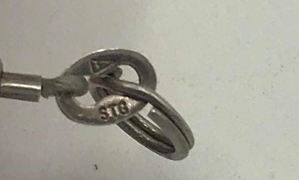 Sterling Silver Beads with  Lapis Lazuli 7" Beaded Bracelet