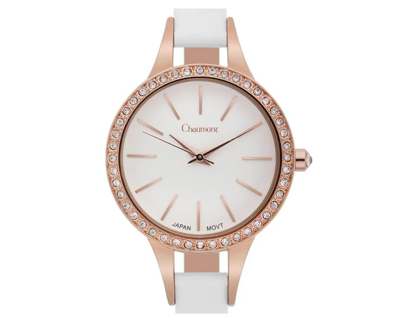 Chamount 36mm Case Classic Swarovski Bezel Watch