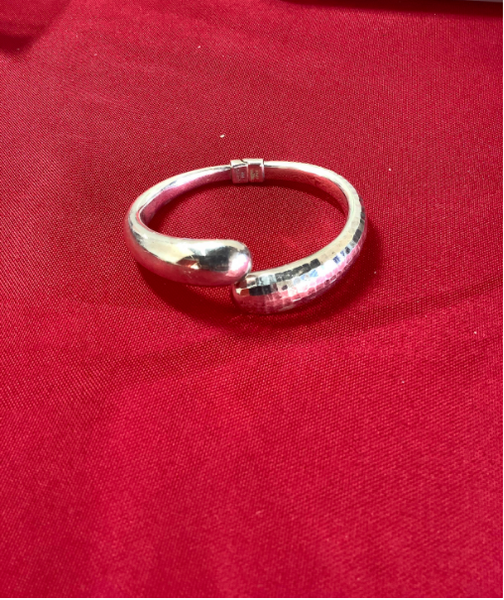 Italian La dea Bendata Designer Sterling Silver Bracelet