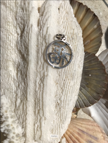 Chinese Happiness Symbol Sterling Silver Charm