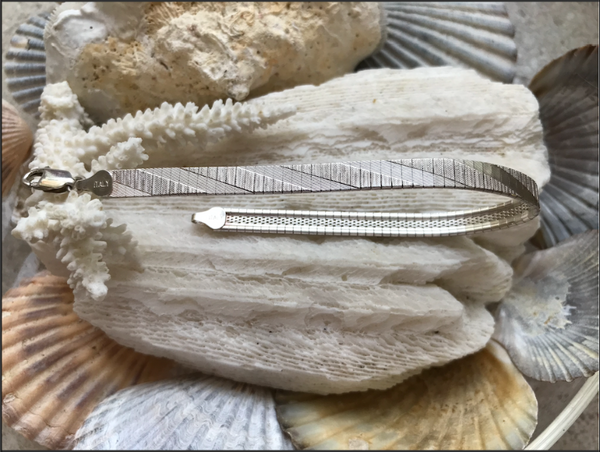 Sterling Omega Bracelet