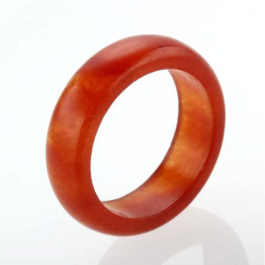 Natural Red Jade Ring