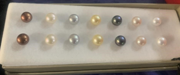 Pearl Earrings Set