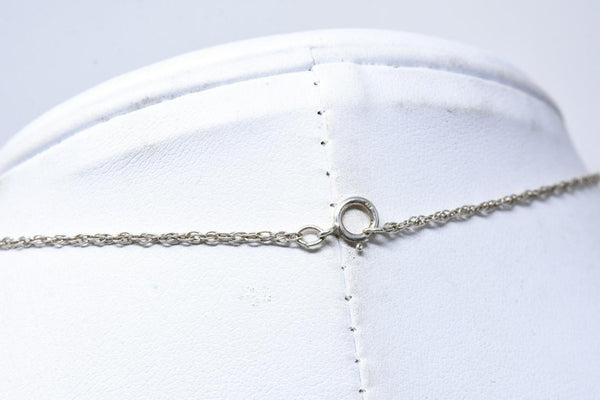 Sterling Silver Turquoise Native American Style Pendant Necklace