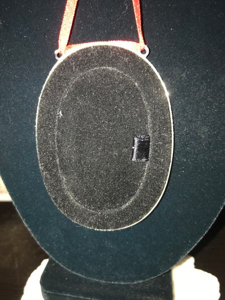 Modern Sterling Silver Vintage Oval Picture Frame