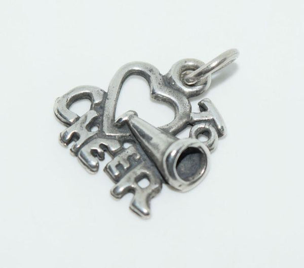 Sterling Silver Love to Cheer Charm