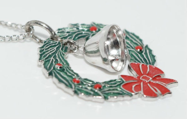 Christmas Wreath Necklace