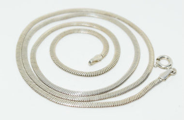 Sterling Silver 2mm Wide Snake Chain 18”