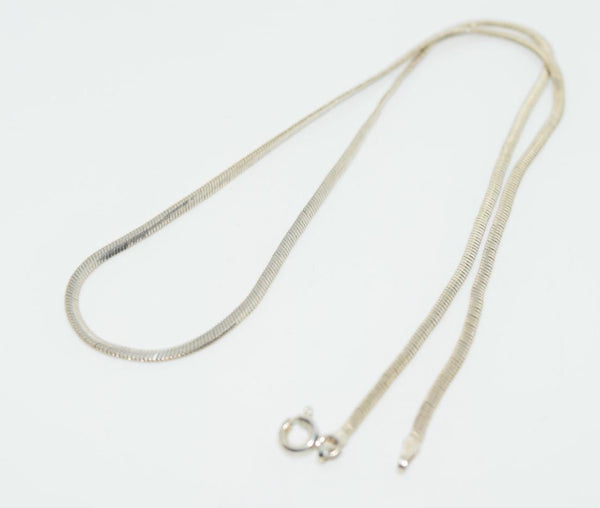 Sterling Silver 2mm Wide Snake Chain 18”
