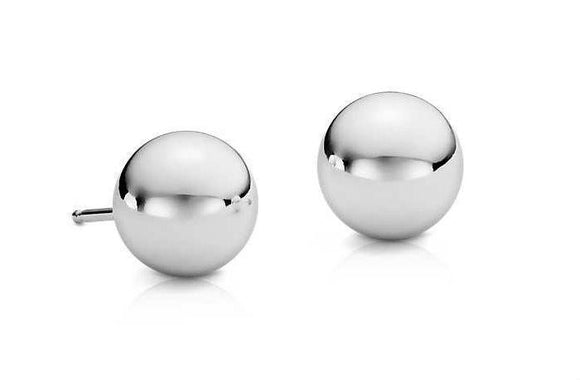 Sterling Silver 8mm Ball Post Earrings