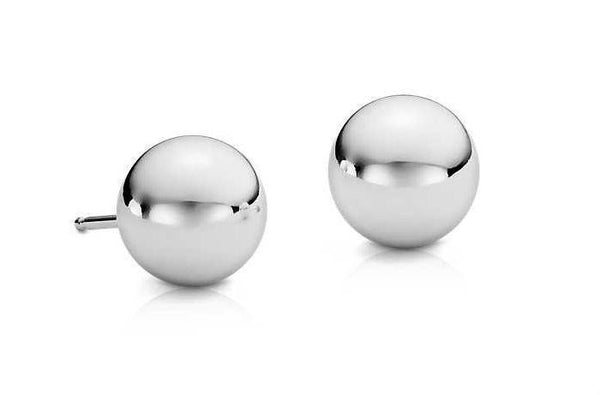 Sterling Silver 8mm Ball Post Earrings
