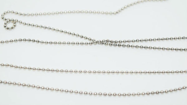 23.5" Sterling Silver Ball Chain Necklace