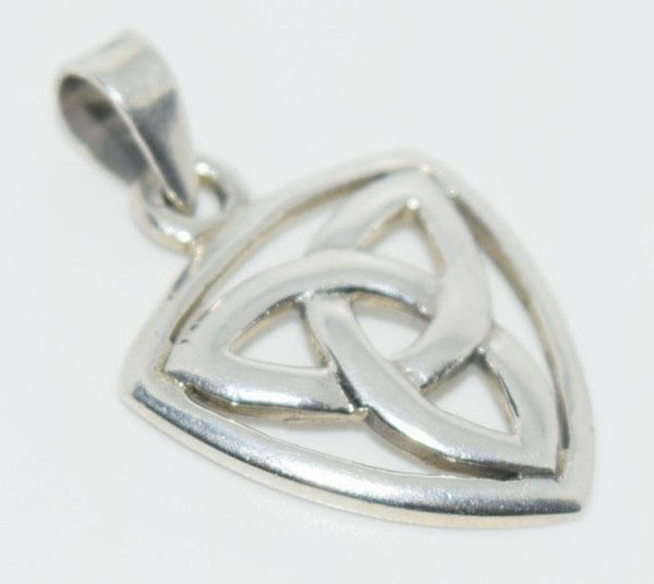 Sterling Silver Celtic Triangle Pendant