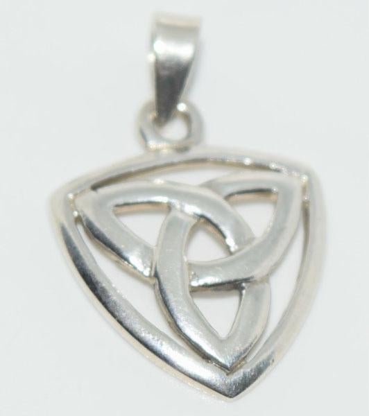 Sterling Silver Celtic Triangle Pendant