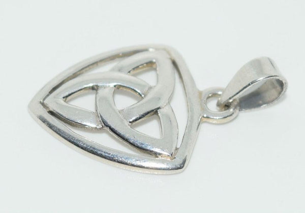 Sterling Silver Celtic Triangle Pendant