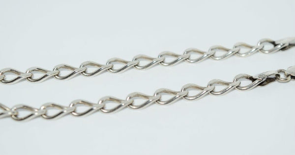Sterling Silver Chain Link Bracelet 7"