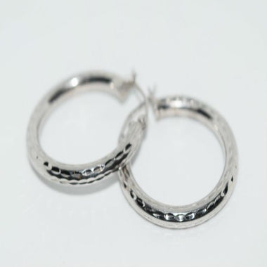 sterling hoop earrings