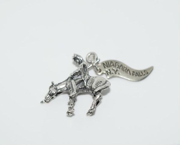 Sterling Silver End of Trail Charm or Pendant