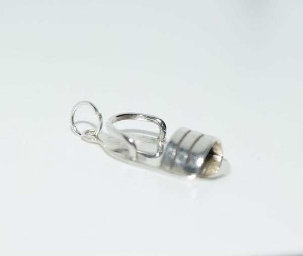 925 Sterling Silver Sandal Shoe Charm or Pendant