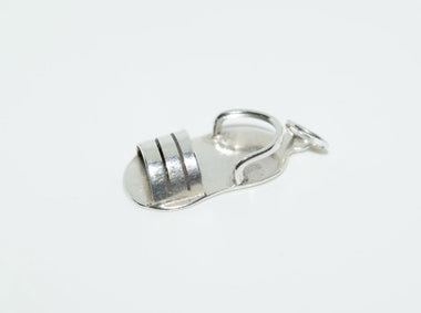 925 Sterling Silver Sandal Shoe Charm or Pendant