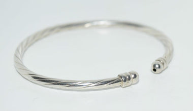 Sterling Silver Textured Cuff Bracelet