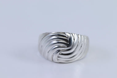 Vintage Sterling Silver Wave Ring Size 6.5