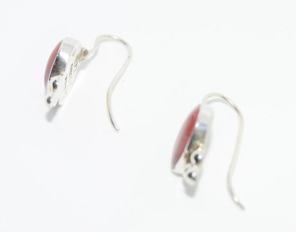 Howlite Hook Earrings from Mexico