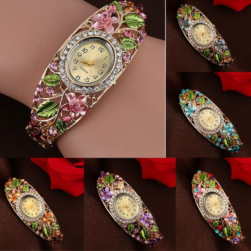 LINOR Artistic 925 Silver Opal Flower Bracelet Watch Israel | eBay