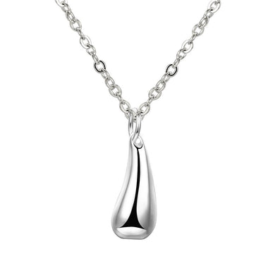 Raindrop Necklace in 18K White Gold Plated - Asia Home Gifts